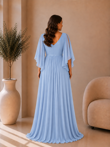 Vestido Juliana XL azul bebé