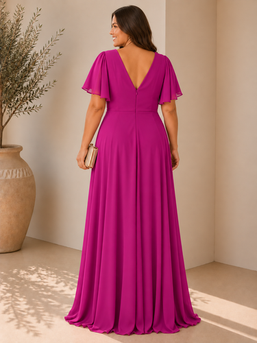 Vestido Rebeca XL rosa malva