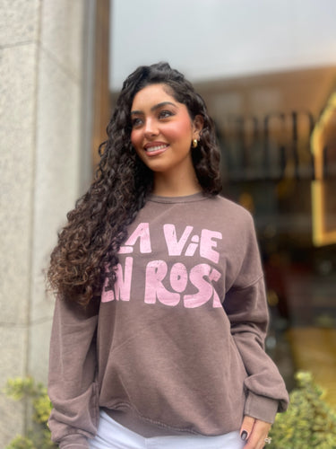 Roupa feminina Sweat la vie en rose | Swagstore