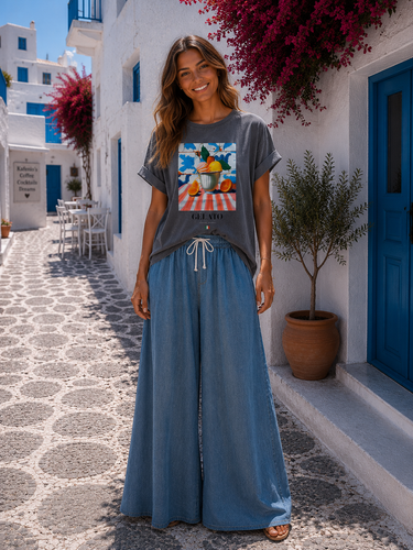 Tshirt gelato preta