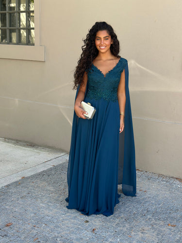 Vestido Brenda petróleo