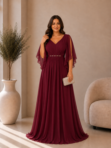 Vestido Juliana XL Bordeaux
