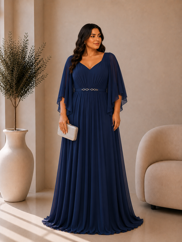 Vestido Juliana Navy Xl