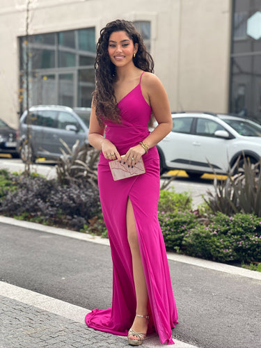 Vestido Ariana fuscia