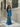 Vestido Jéssica azul petróleo