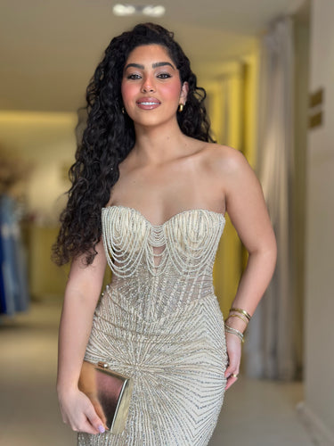 Vestido LORENA DOURADO