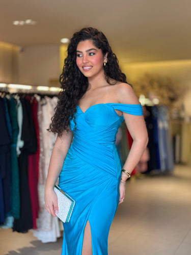 Luana azul turquesa