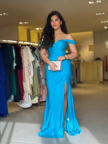Luana azul turquesa