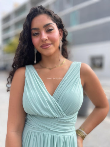Vestido Bless XL verde-sálvia, imagem adicional 3