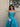 Vestido Cassandra azul-petróleo, fotografia adicional 7
