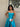 Vestido Cassandra azul-petróleo, fotografia adicional 8