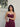 Vestido Isis bordeaux, fotografia 7 do modelo