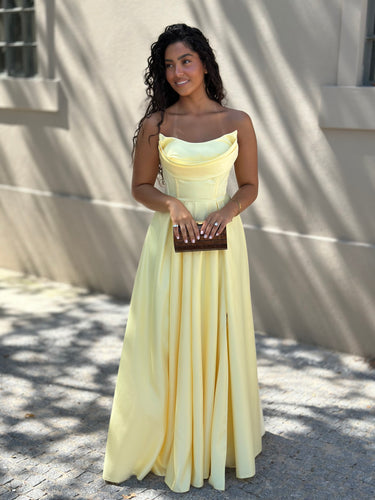 vestido Laura amarelo