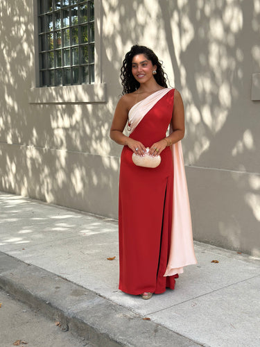 Vestido Marah terracota