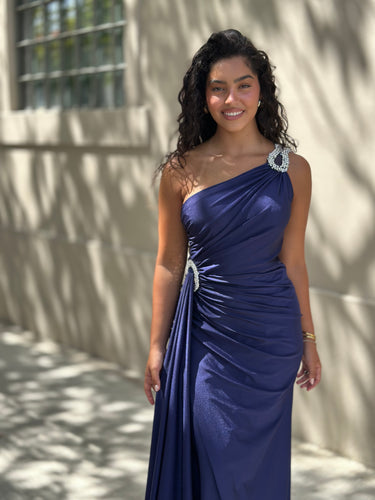Vestido Vénus azul