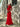 Vestido Hailey vermelho, de cerimónia