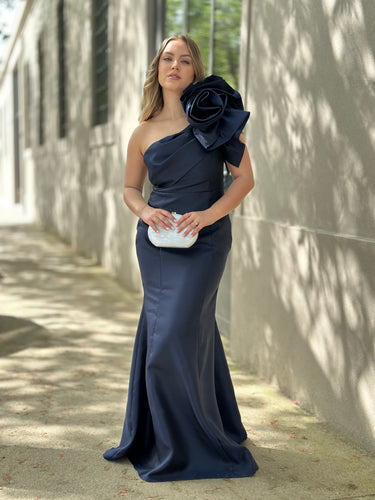 Vestido Hailey azul navy