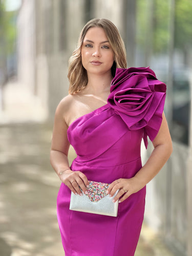 Vestido Hailey rosa malva
