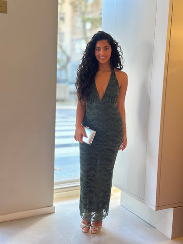 Vestido marta verde olive