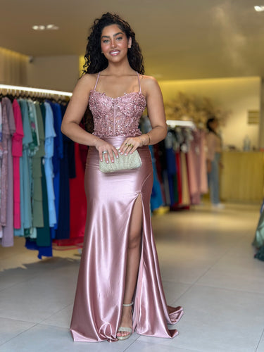 Vestido Ivy rosa