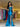 Vestido Ivy azul petróleo