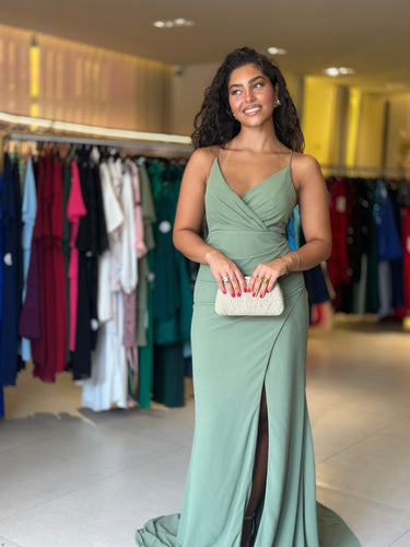 Vestido Ariana verde olive