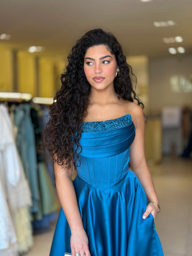 Vestido Mini Catarina petróleo