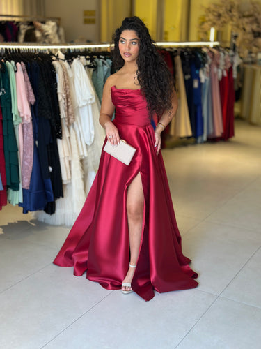 vestido Morgan bordeaux