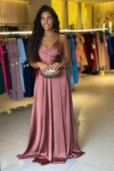 Vestido Valerie terracota