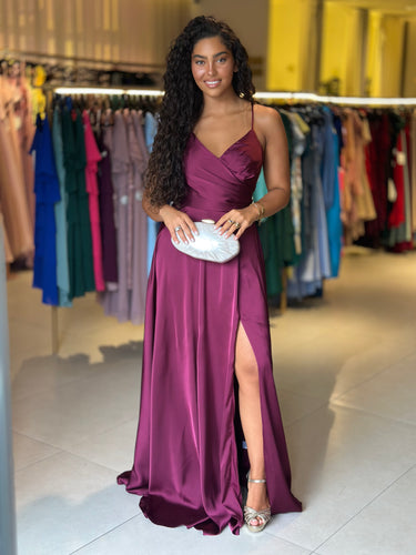Vestido Valerie ameixa