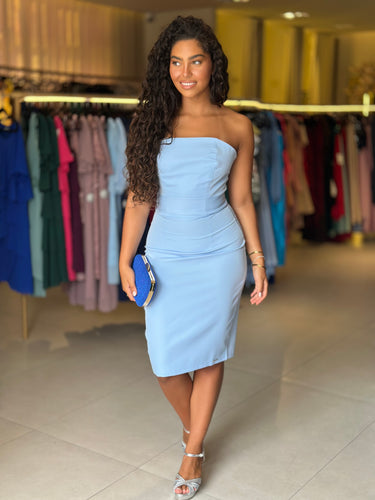 Vestido Adele azul claro