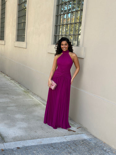 Vestido Noa rosa malva