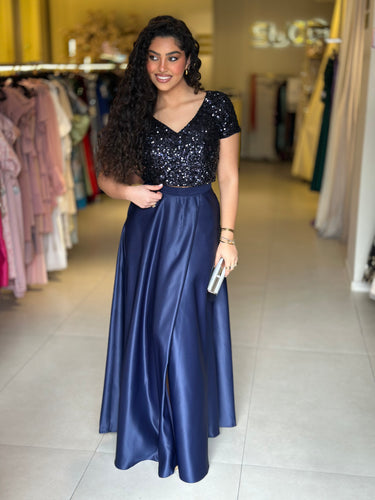 Top Ely azul navy