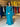 Vestido Camila azul-petróleo, longo com cintura drapeada