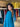 Vestido Camila azul-petróleo, fotografia 8 do modelo