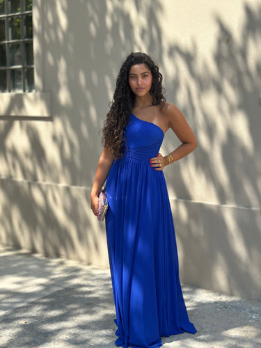 Vestido Wanda azul royal