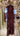 Vestido thais bordeaux