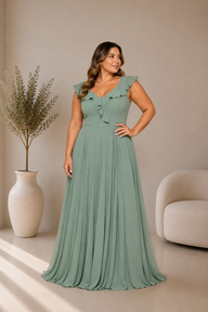 Vestido Hope XL sage