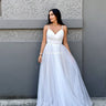 Vestido de cerimónia Mallory Branco | Swagstore