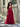 Vestido Isabel bordeaux