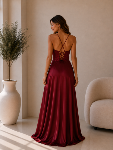 Vestido savanah bordeaux