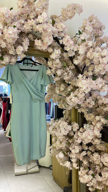 Vestido Capri verde sage