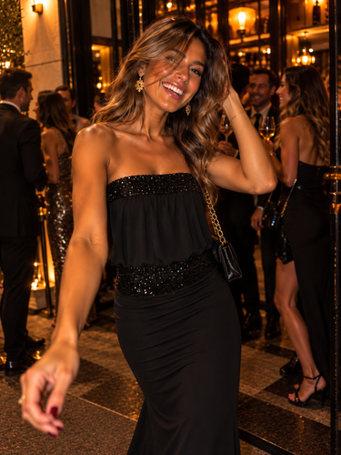 Vestido Becky preto