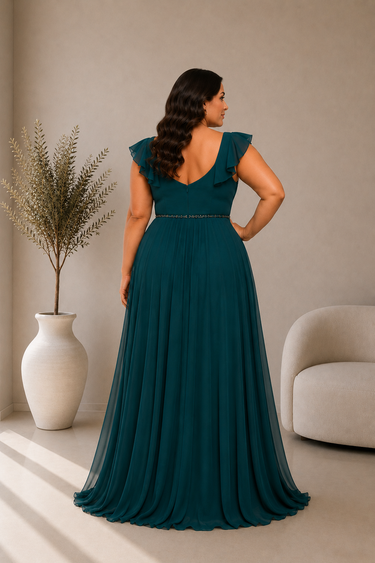 Vestido Hope petróleo