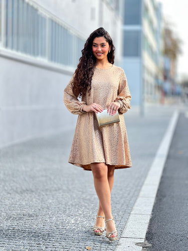 Vestido Kate dourado