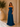 Vestido jade azul petróleo