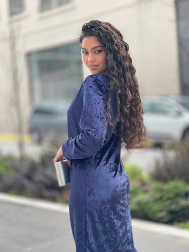 Vestido Ester azul
