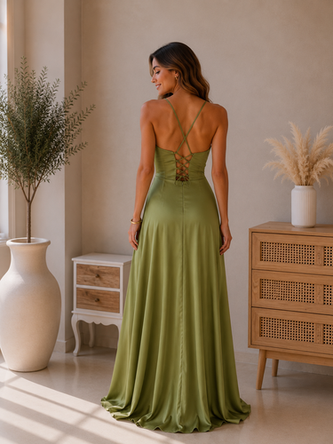 Vestido savanah verde olive