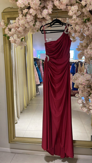 Vestido Vénus Bordeaux