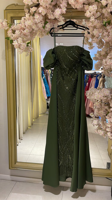 Vestido Gabriela verde kaki